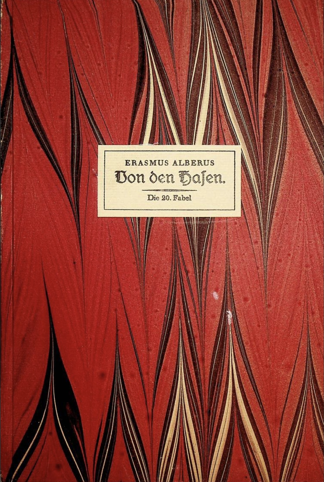 Erasmus Alberus VON DEN HASEN 1984