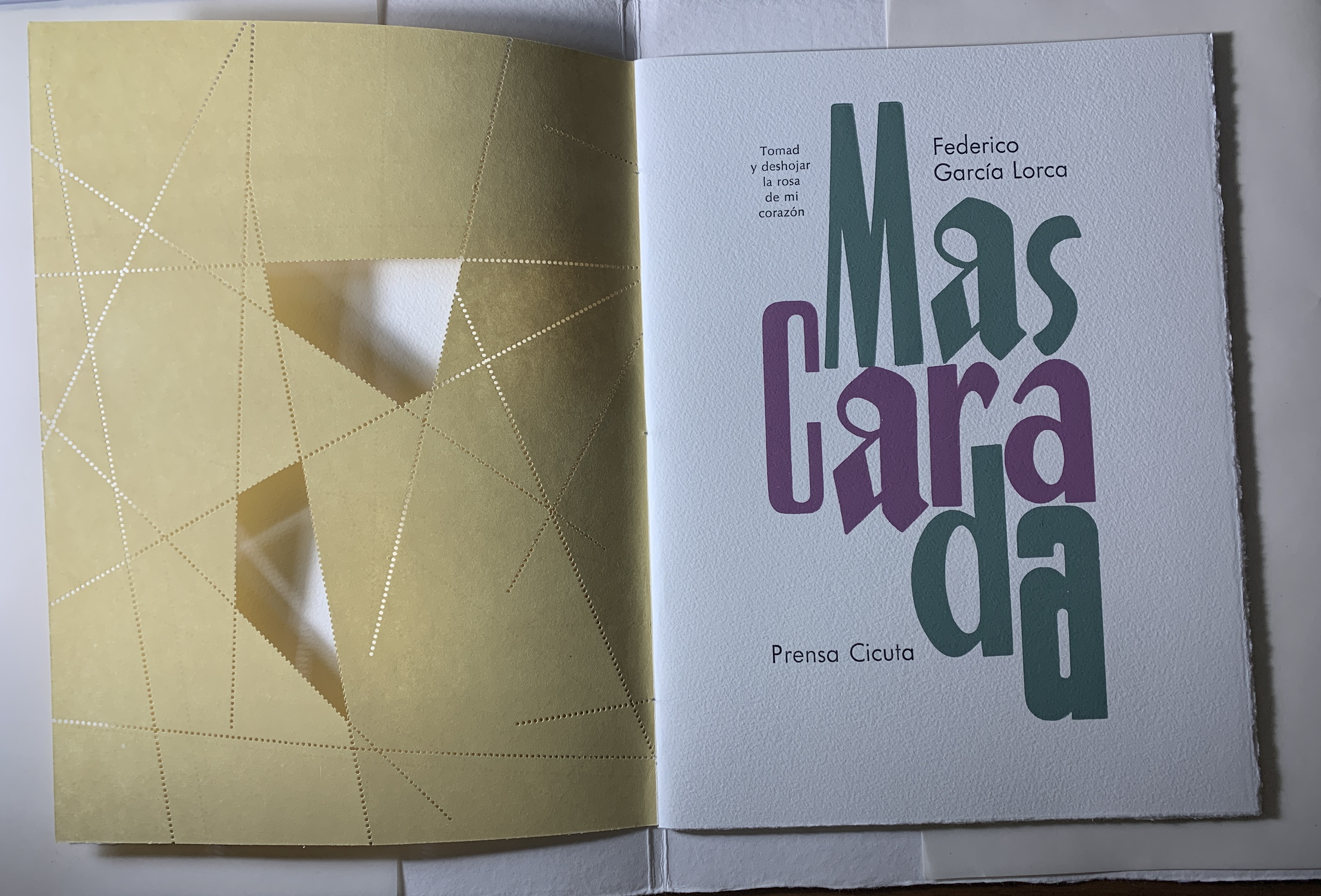Federico García Lorca, Mascarada, 2009