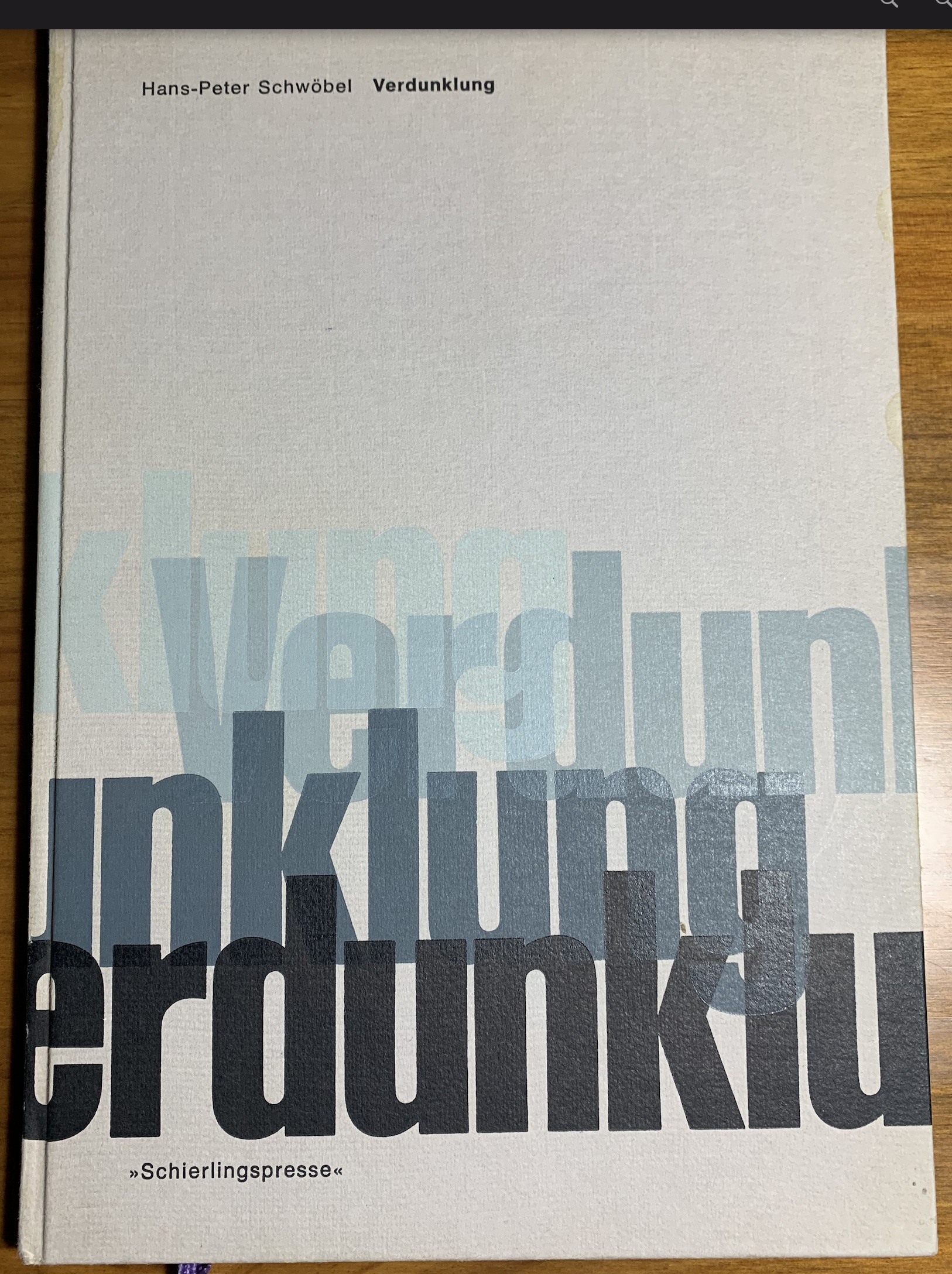 Verdunklung 1988