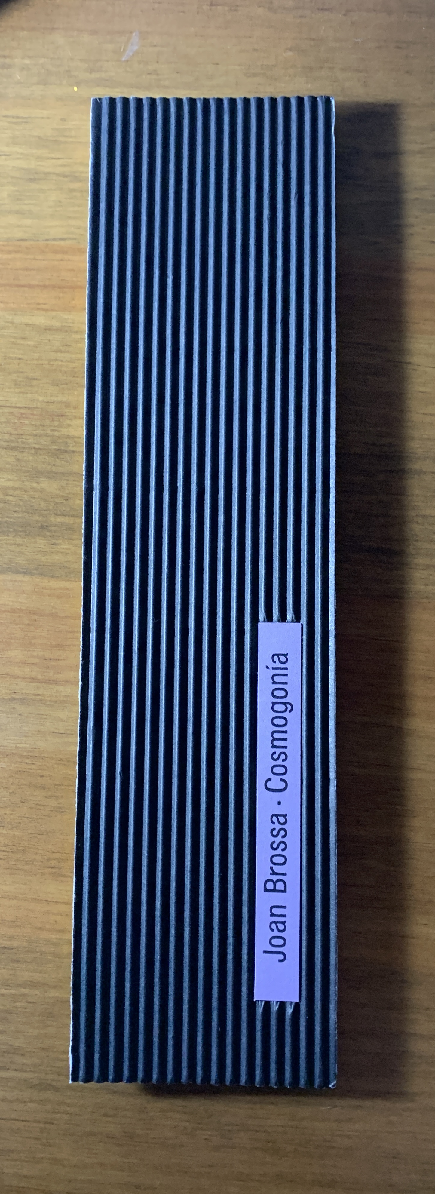 Joan Brossa, Cosmogonía, 2010