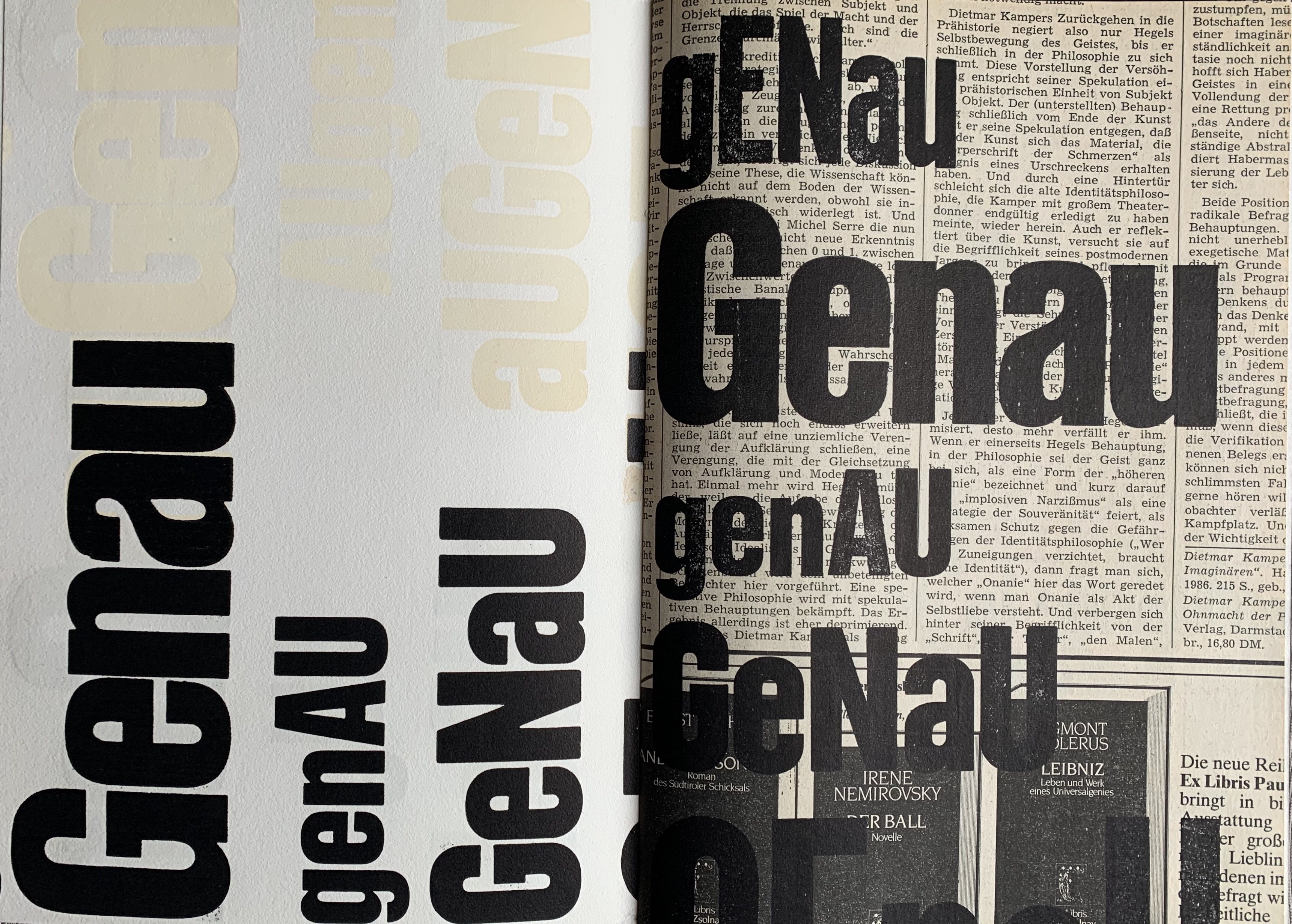 Interior auGen Genau 1986